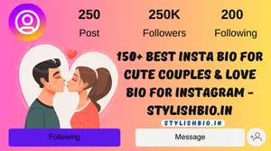 Best Insta Bio for Cute Couples & Love Bio for Instagram - Stylishbio.in