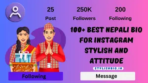 Best Nepali Bio For Instagram stylish and attitude