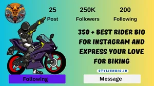 350 + Best Rider Bio For Instagram and Express Your Love For Biking