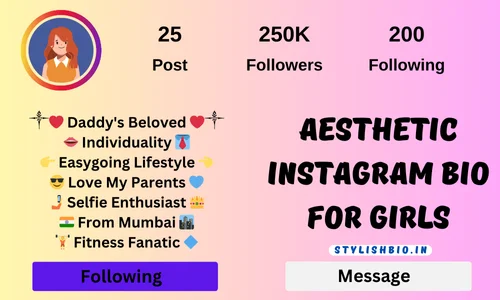 Aesthetic Instagram Bio For Girls