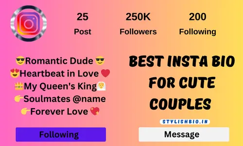 Best Insta Bio For Cute Couples