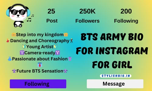 Bts Army Bio For Instagram For Girl