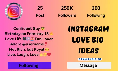 Instagram Love Bio Ideas