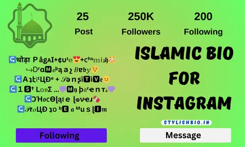 Islamic Bio For Instagram