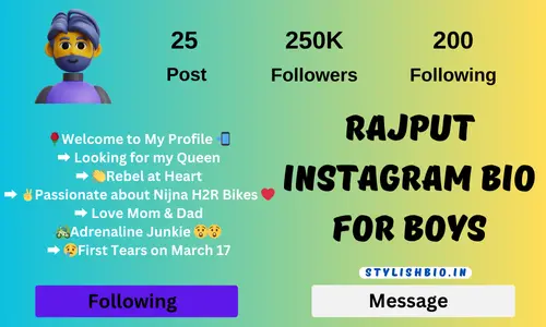 Rajput Instagram Bio for Boys