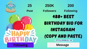 Best Birthday Bio For Instagram (Copy And Paste)