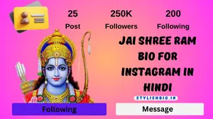 900+ Best Jai Shree Ram Bio for Instagram In Hindi