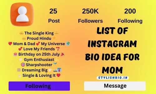 List Of Instagram Bio Idea For Mom